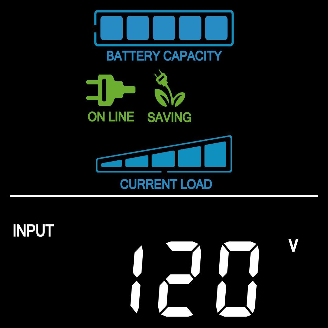 CyberPower CP1350EPFCLCD Backup LCD 1350VA UPS