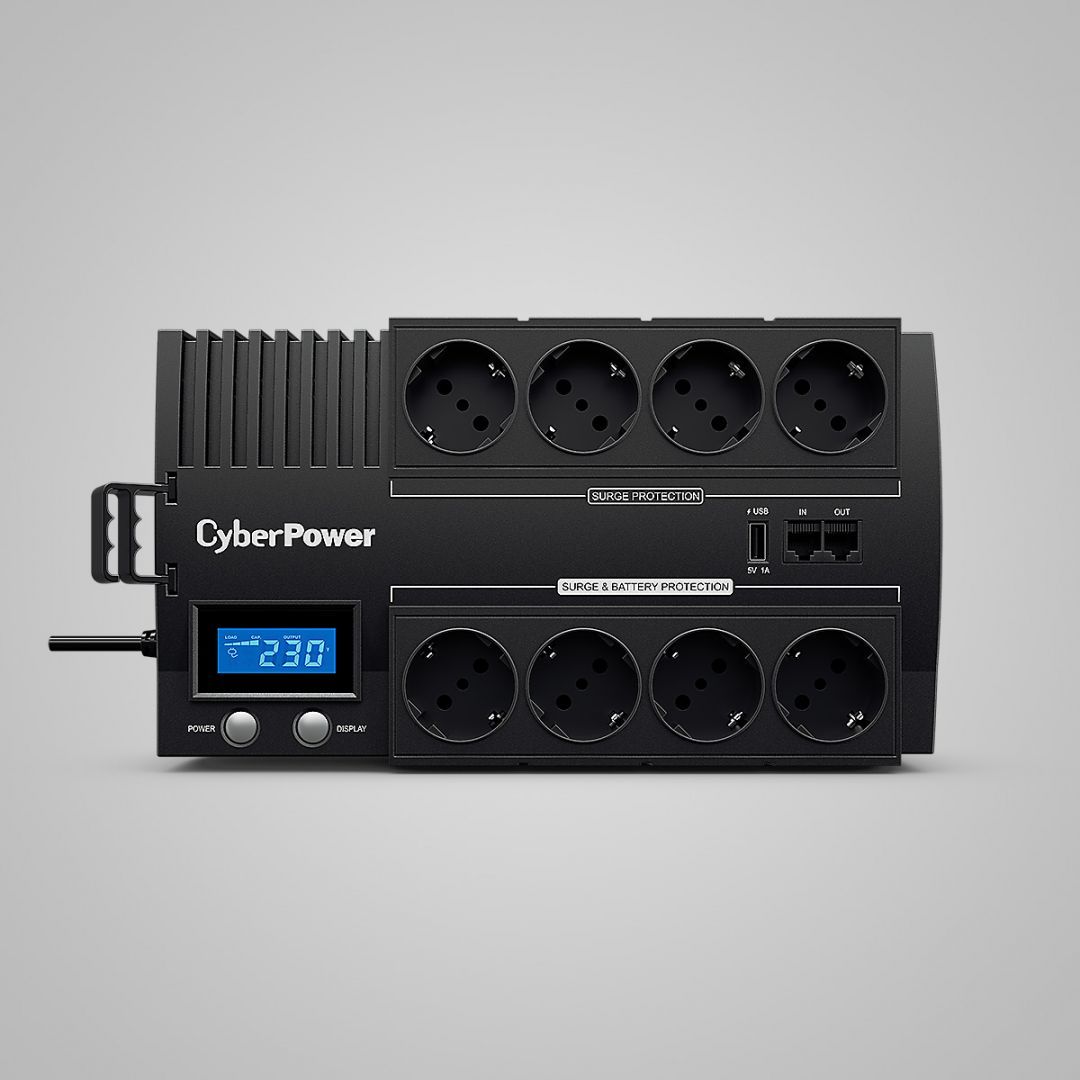 CyberPower BR1000ELCD Backup UPS LCD 1000VA UPS