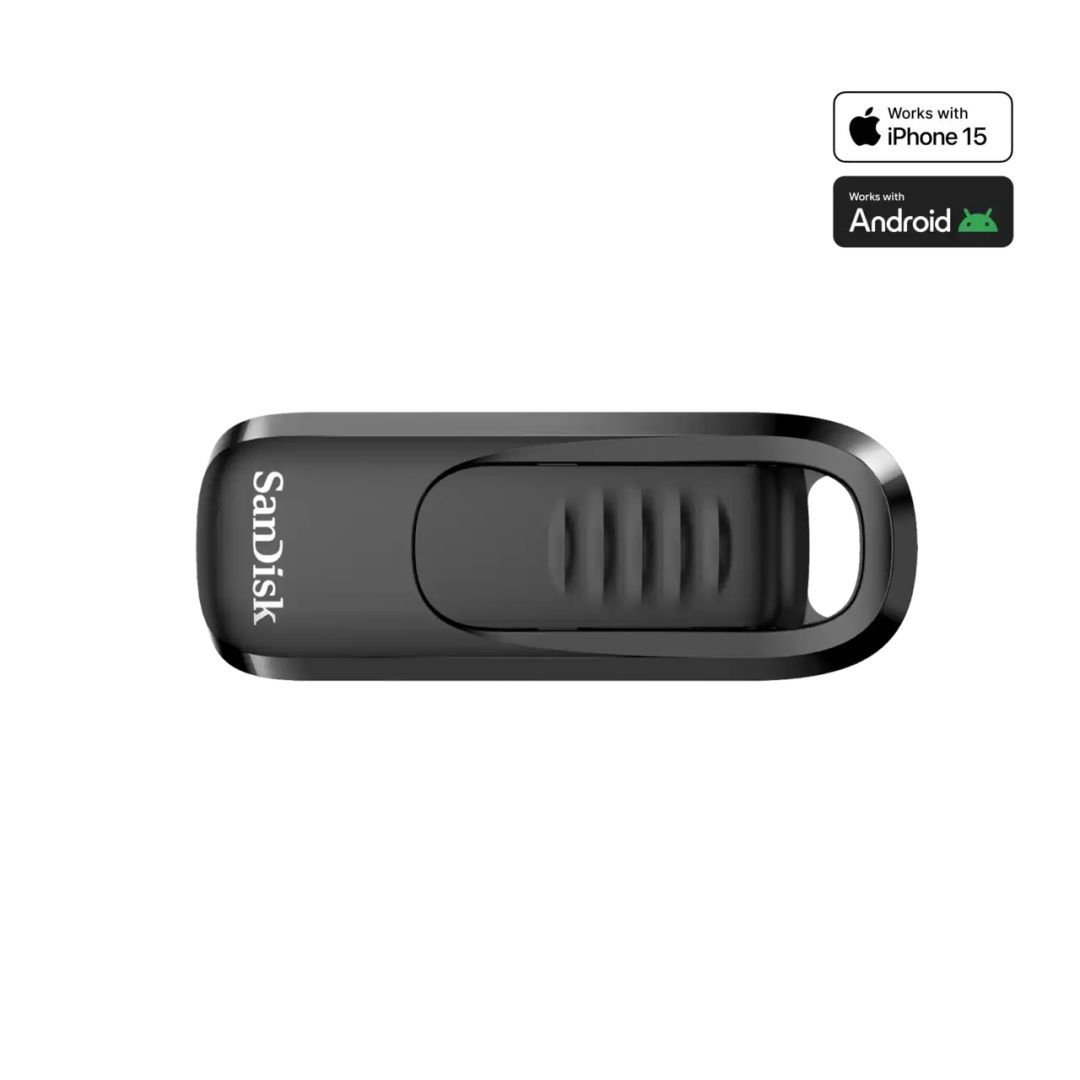 Sandisk 1TB Ultra Slider USB3.2 Black