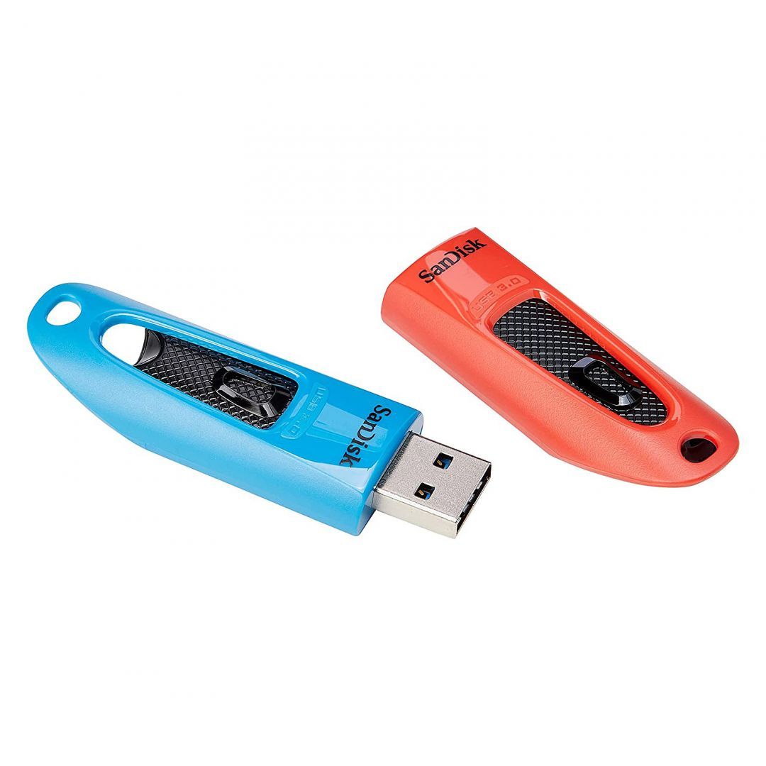 Sandisk 64GB Ultra USB3.0 Blue/Red (2-pack)