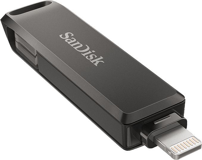 Sandisk 64GB USB3.1 Type-C/Lightning iXpand Luxe Black