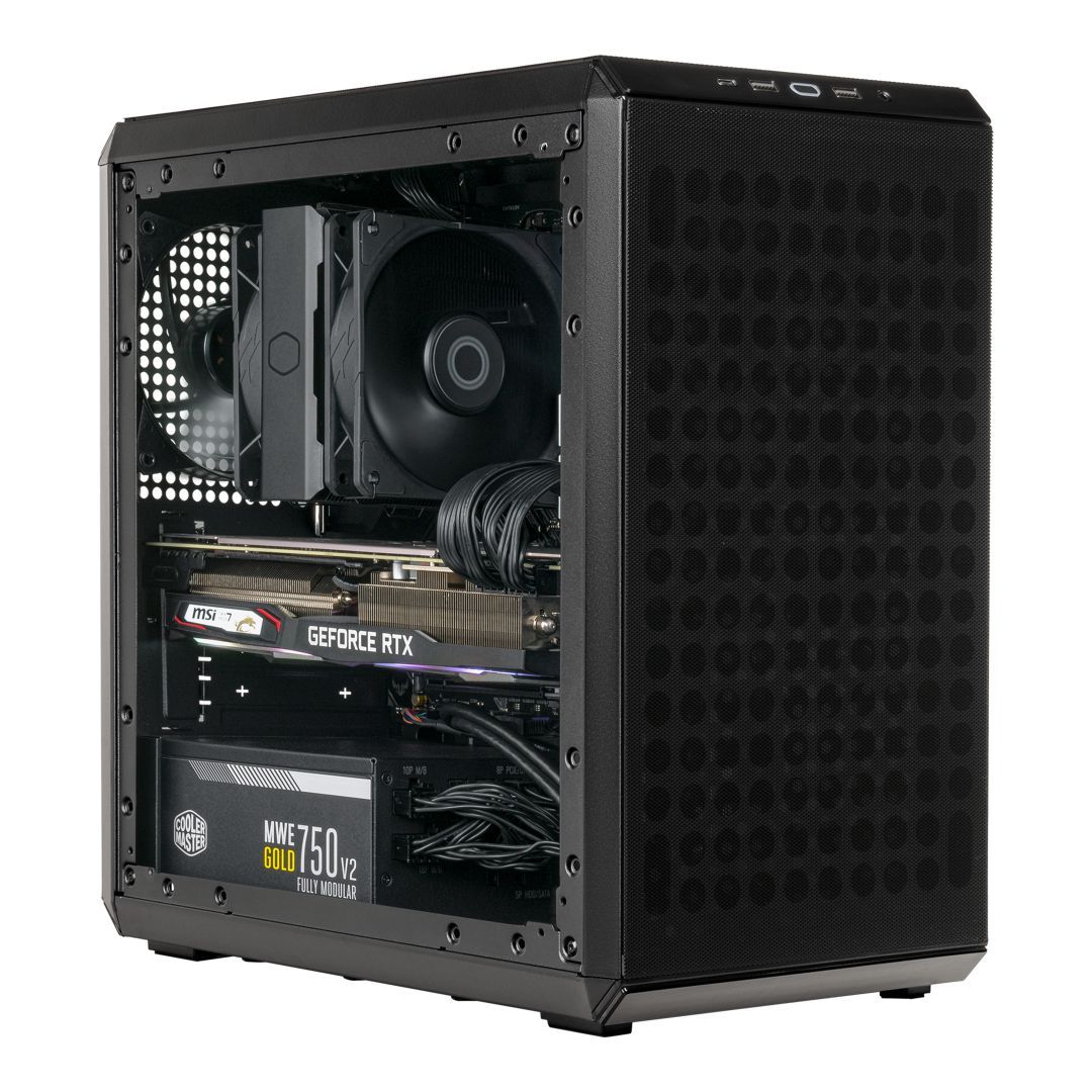 Cooler Master MasterBox Q300L V2 Tempered Glass Black