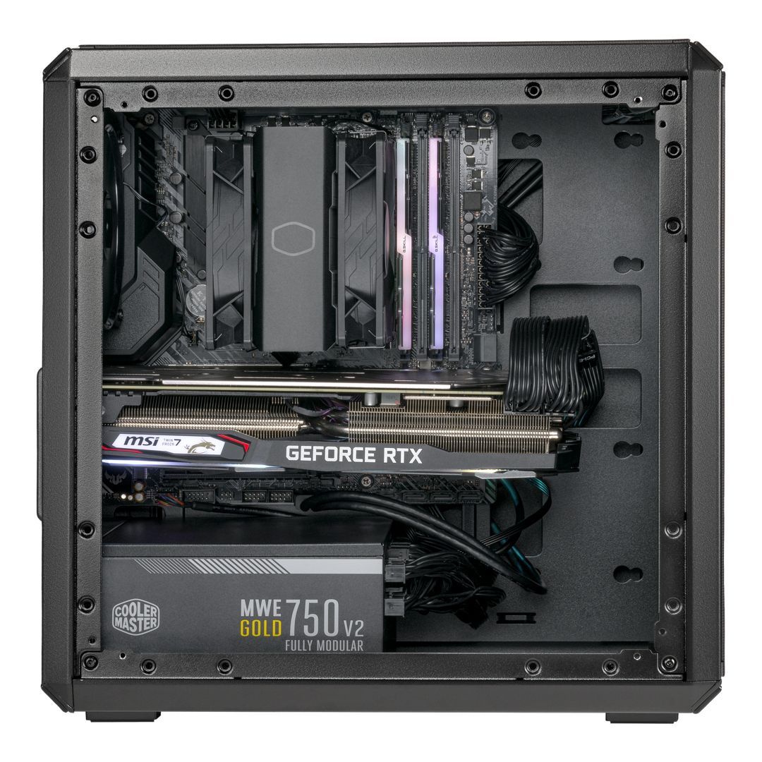 Cooler Master MasterBox Q300L V2 Tempered Glass Black