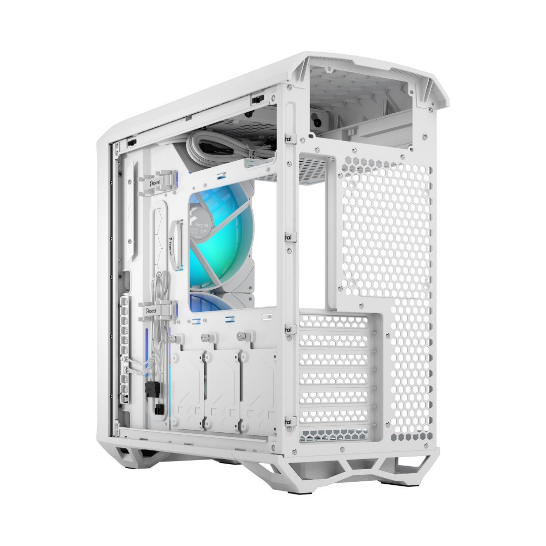 Fractal Design Torrent Compact RGB Tempered Glass White TG clear tint