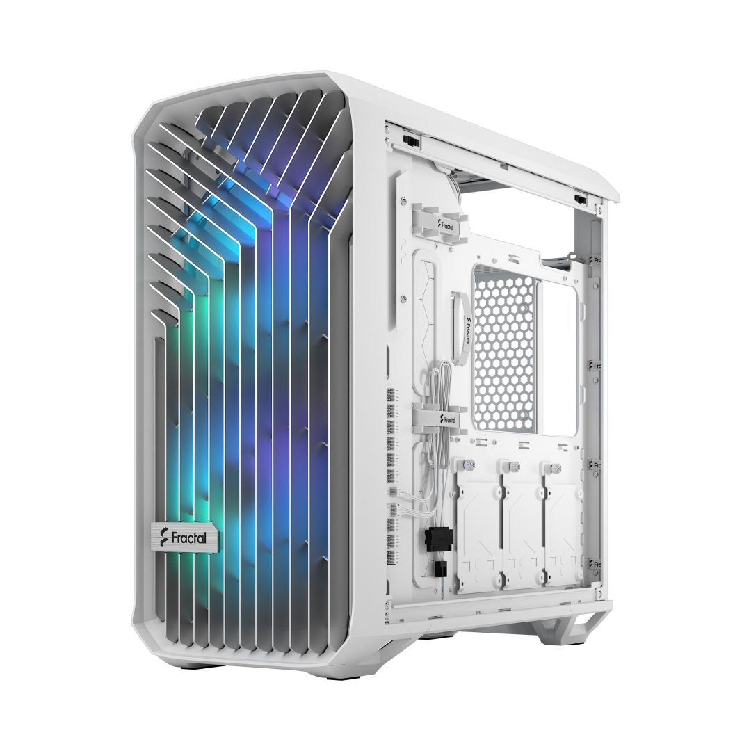 Fractal Design Torrent Compact RGB Tempered Glass White TG clear tint