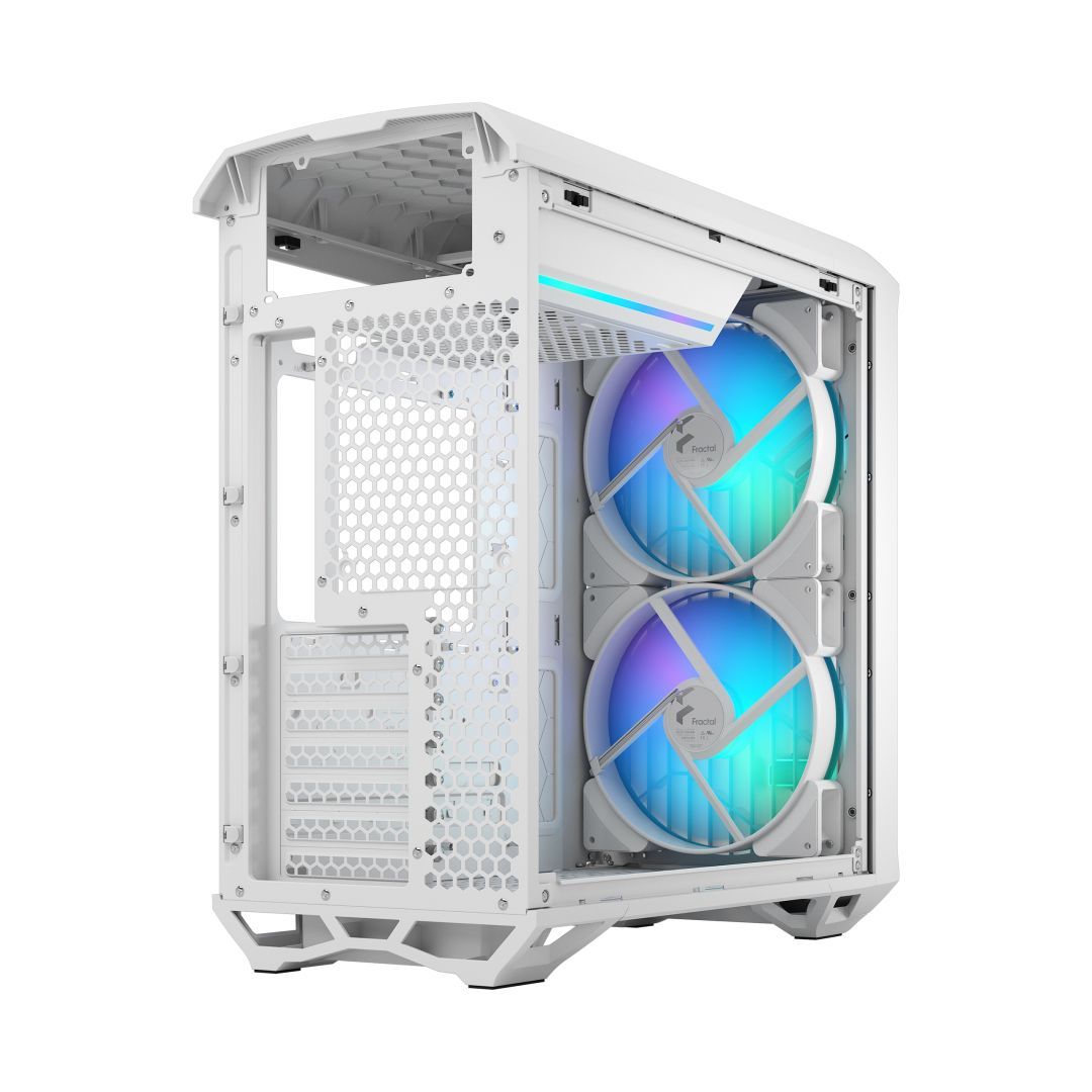 Fractal Design Torrent Compact RGB Tempered Glass White TG clear tint