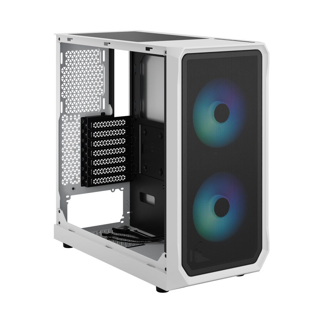 Fractal Design Focus 2 RGB Tempered Glass White TG Clear Tint