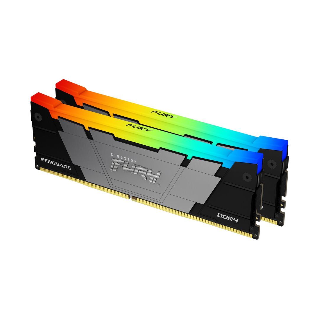 Kingston 16GB DDR4 3200MHz Kit(2x8GB) Fury Renegade RGB Black Kingston 16GB DDR4 3200MHz Kit(2x8GB) Fury Renegade RGB Black