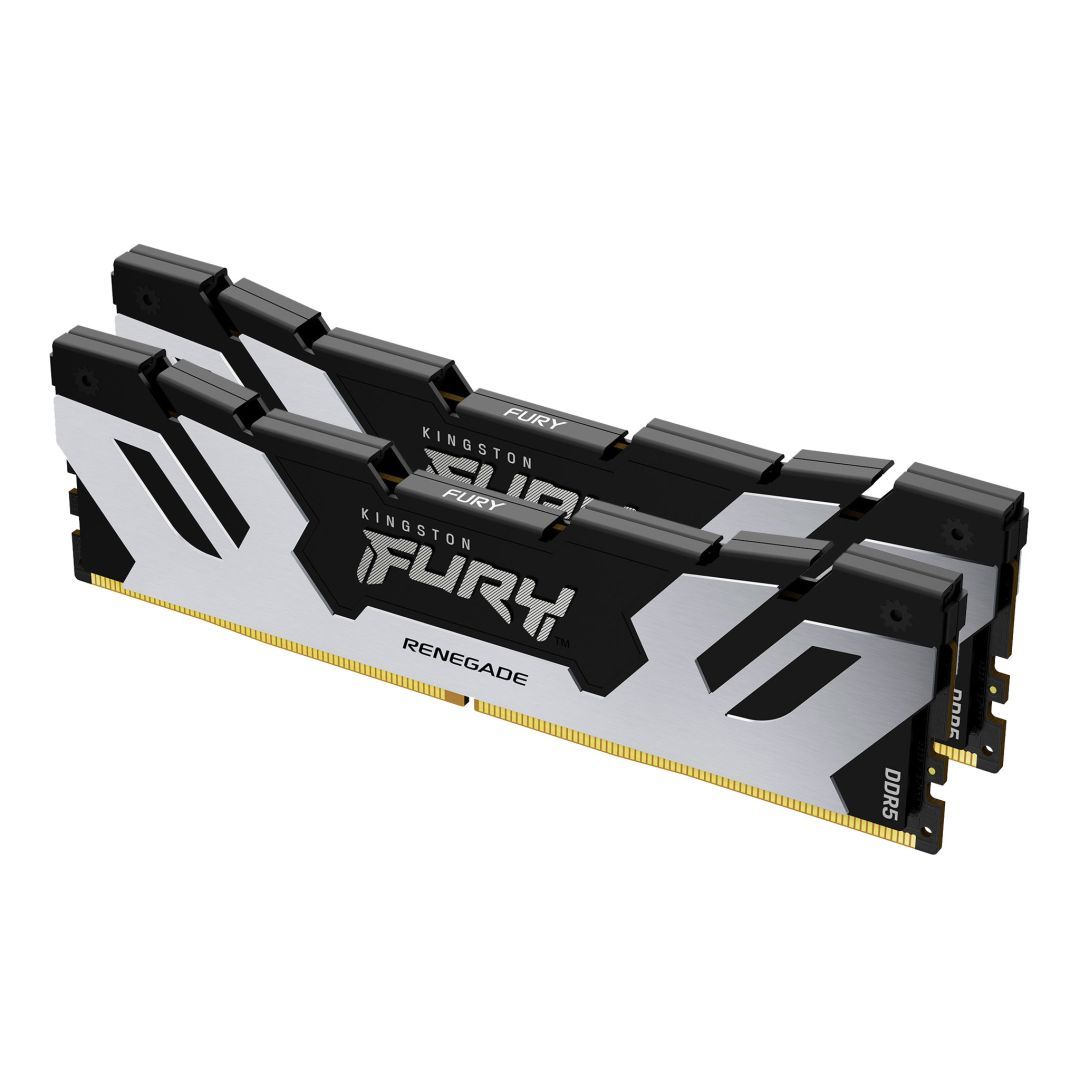 Kingston 96GB DDR5 6000MHz Kit(2x48GB) Fury Renegade Black/Silver Kingston 96GB DDR5 6000MHz Kit(2x48GB) Fury Renegade Black/Silver