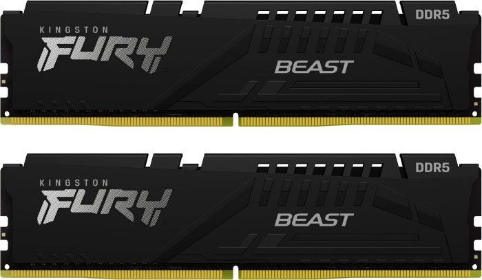 Kingston 64GB DDR5 5600MHz Kit(2x32GB) Fury Beast Black Kingston 64GB DDR5 5600MHz Kit(2x32GB) Fury Beast Black