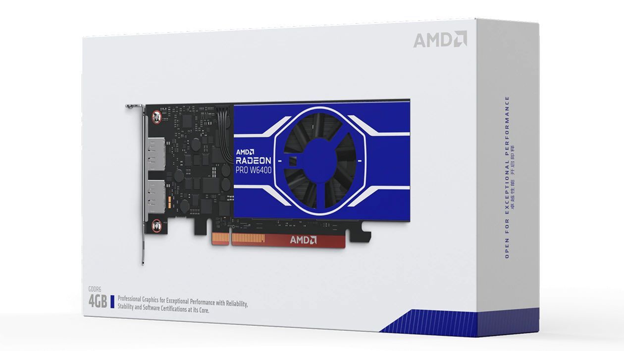 AMD Radeon Pro W6400 4GB DDR6