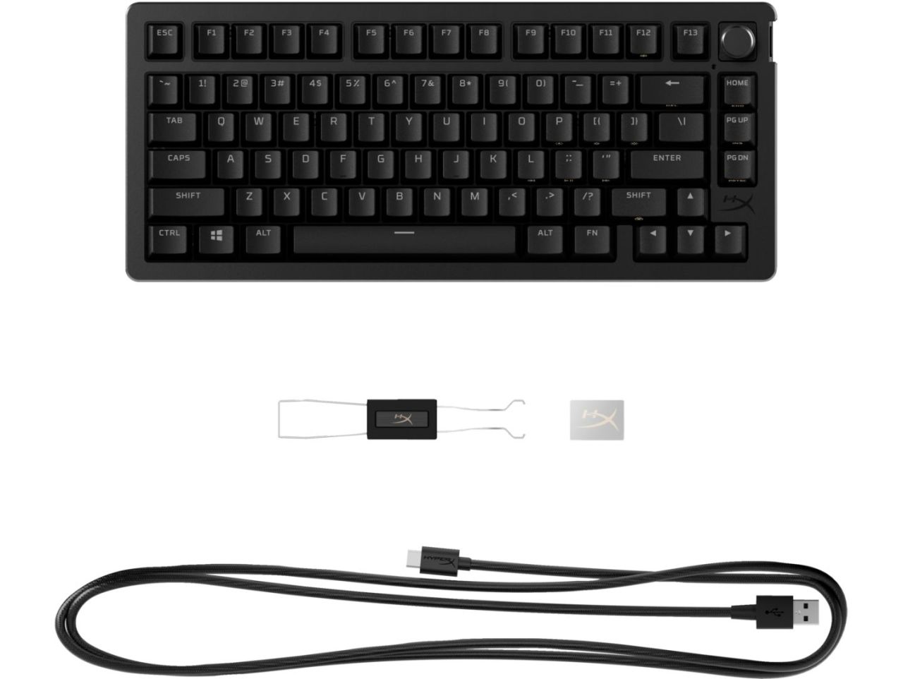 HP HyperX Alloy Rise 75 Gaming Keyboard Black US HP HyperX Alloy Rise 75 Gaming Keyboard Black US