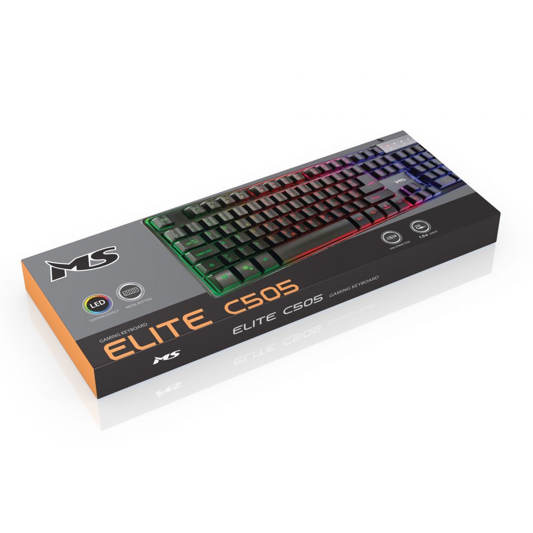 MS Elite C505 Gaming keyboard Black UK