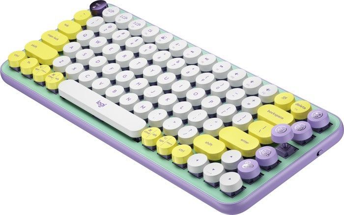 Logitech POP Keys Wireless Mechanical Keyboard Daydream US