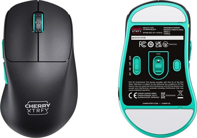 Cherry XTRFY M64 Wireless Mouse Black Cherry XTRFY M64 Wireless Mouse Black