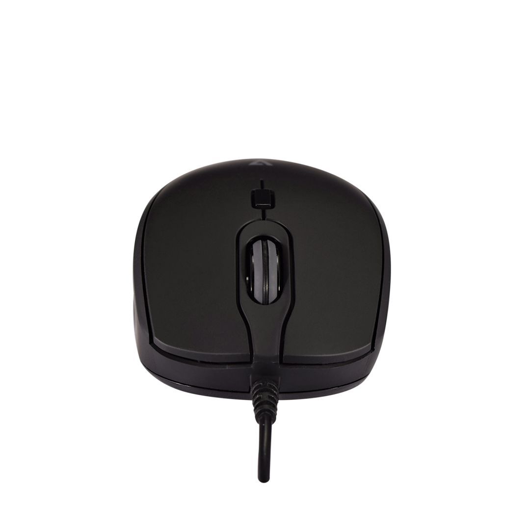 V7 MU350 USB Wired Pro Silent Mouse Black