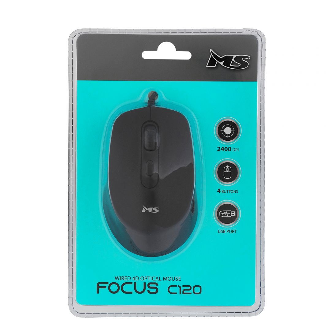 MS Focus C120 mouse Black