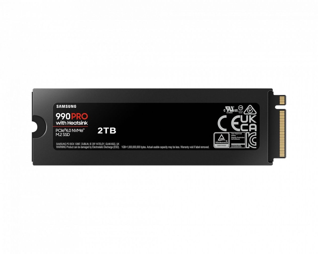 Samsung 2TB M.2 2280 NVMe 990 Pro with Heatsink Samsung 2TB M.2 2280 NVMe 990 Pro with Heatsink