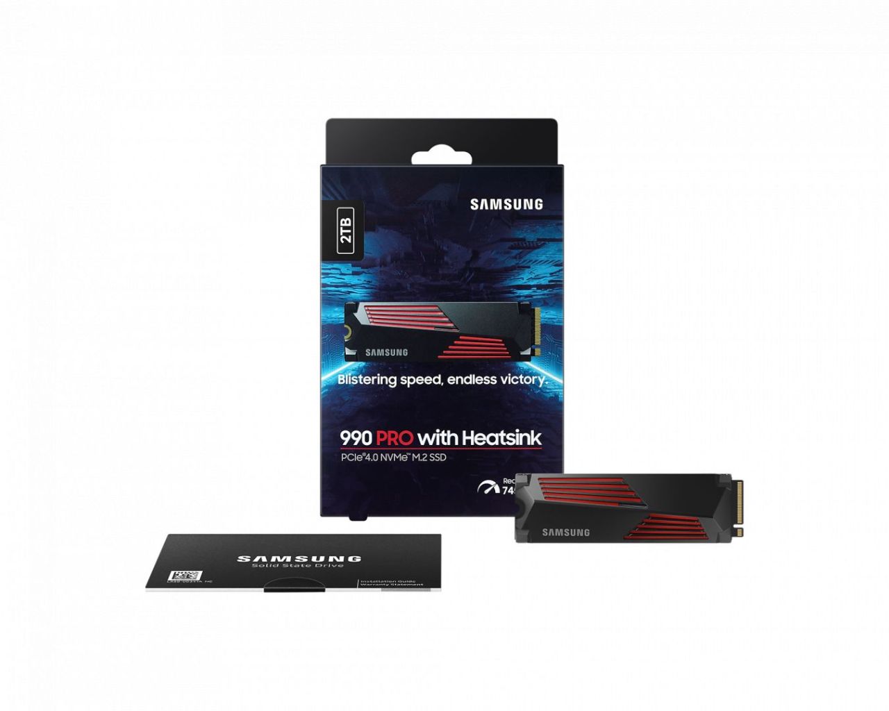 Samsung 2TB M.2 2280 NVMe 990 Pro with Heatsink Samsung 2TB M.2 2280 NVMe 990 Pro with Heatsink