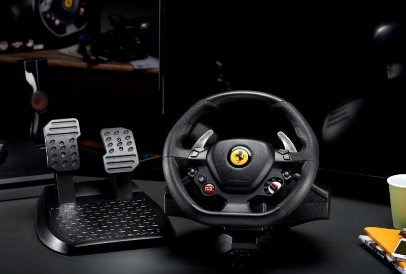 Thrustmaster T80 Ferrari 488 GTB Edition USB Kormány Black