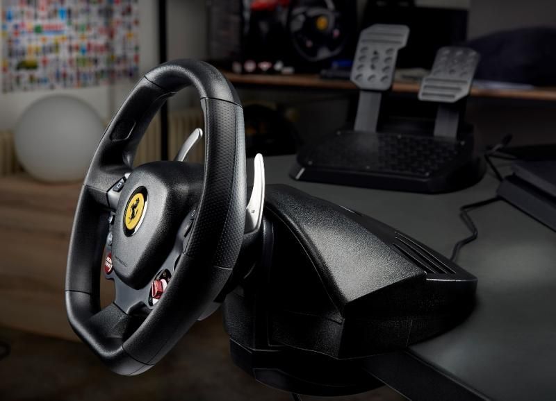 Thrustmaster T80 Ferrari 488 GTB Edition USB Kormány Black