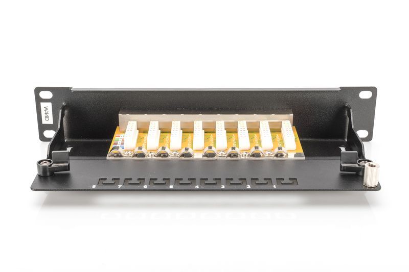 Digitus 8-port Patch Panel 1U Black