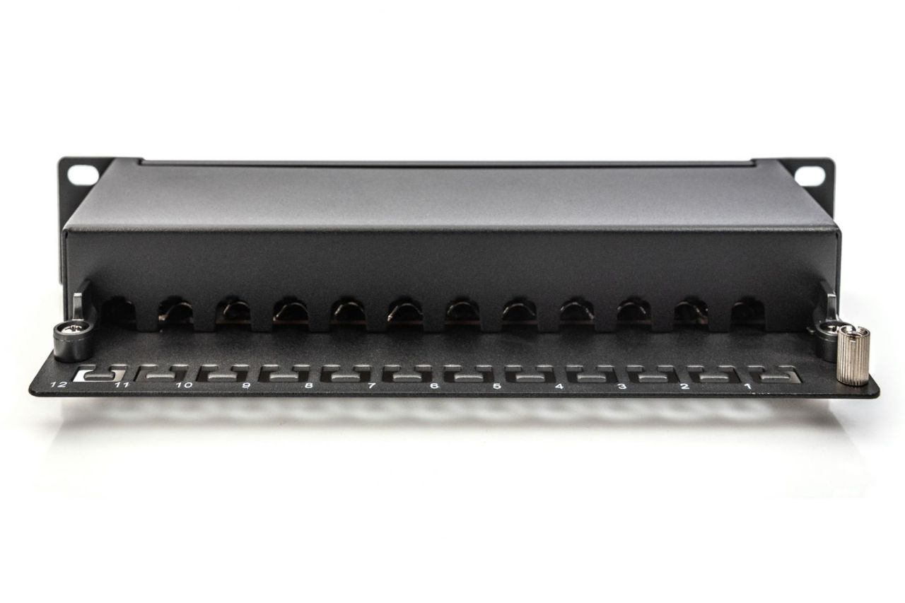 Digitus 12-port Patch Panel 1U Black