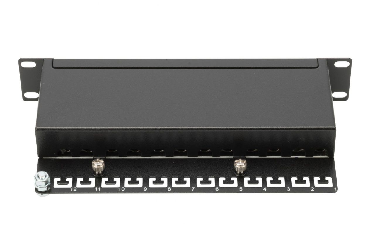 Digitus 12-port Patch Panel 1U Black