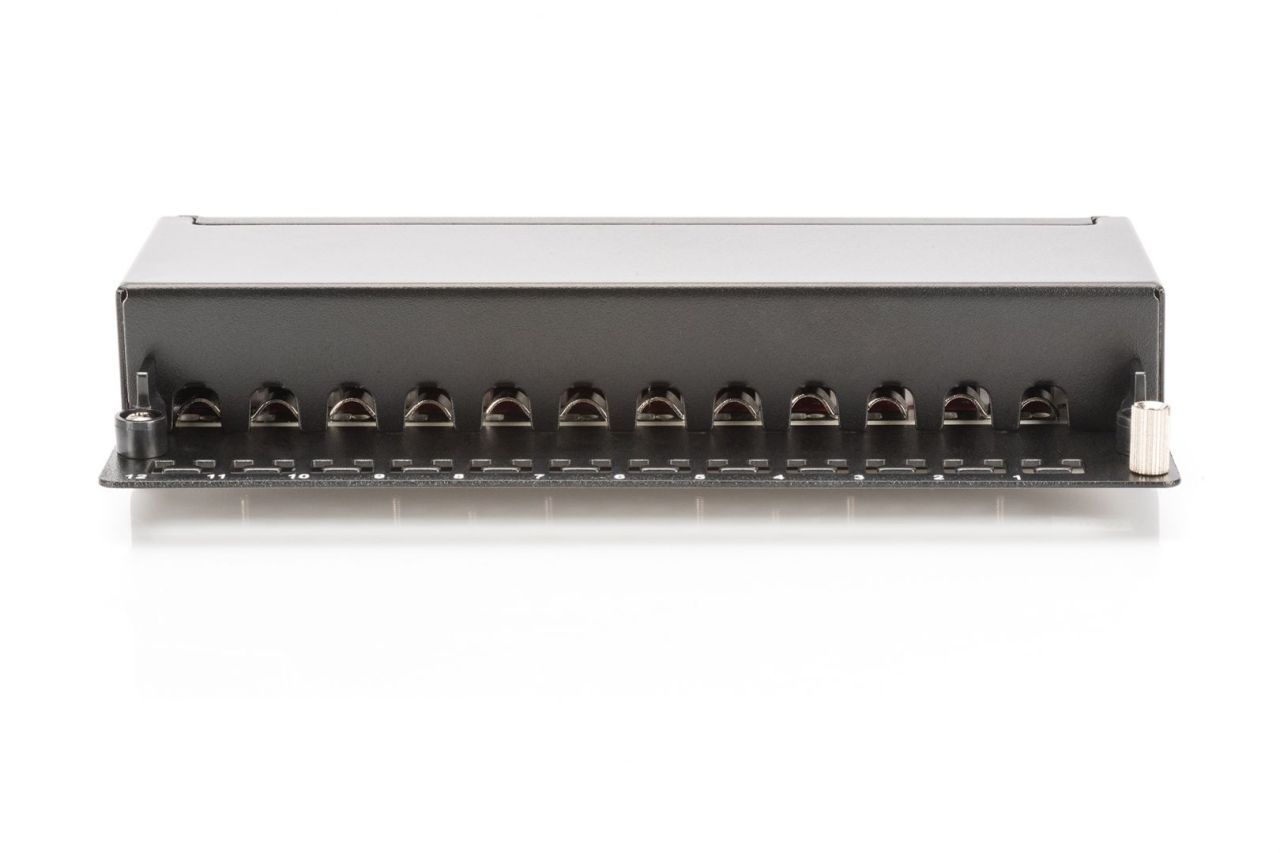 Digitus 12-port Patch Panel 1U Black