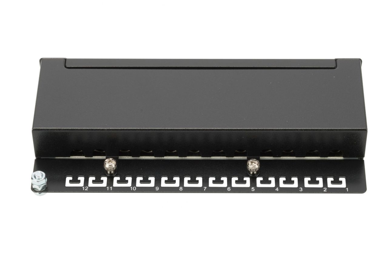 Digitus 12-port Patch Panel 1U Black