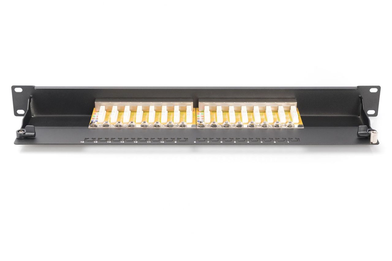 Digitus 16-port Patch Panel 1U Black