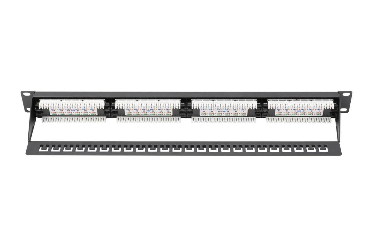 Digitus 16-port Patch Panel 1U Black