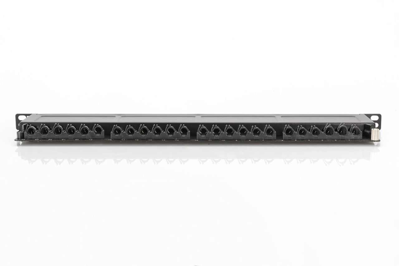 Digitus 24-port Patch Panel 0,5U Black