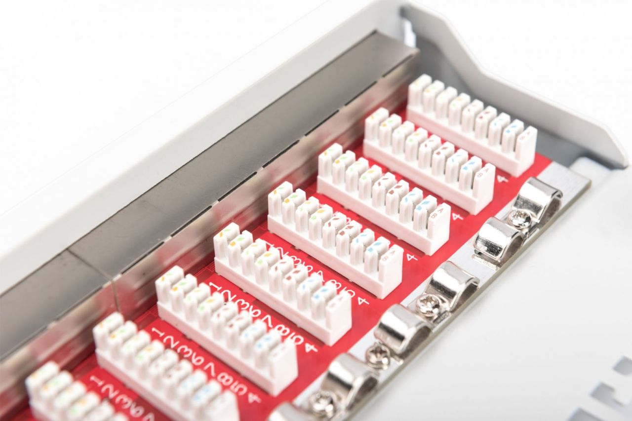 Digitus 12-port Patch Panel 1U Grey