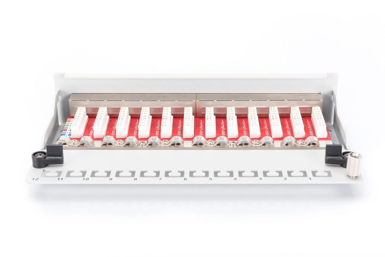 Digitus 12-port Patch Panel 1U Grey