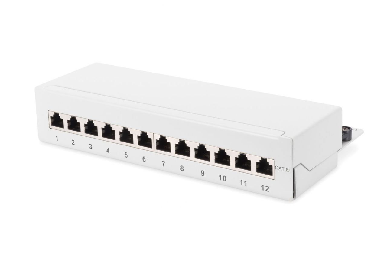 Digitus 12-port Patch Panel 1U Grey