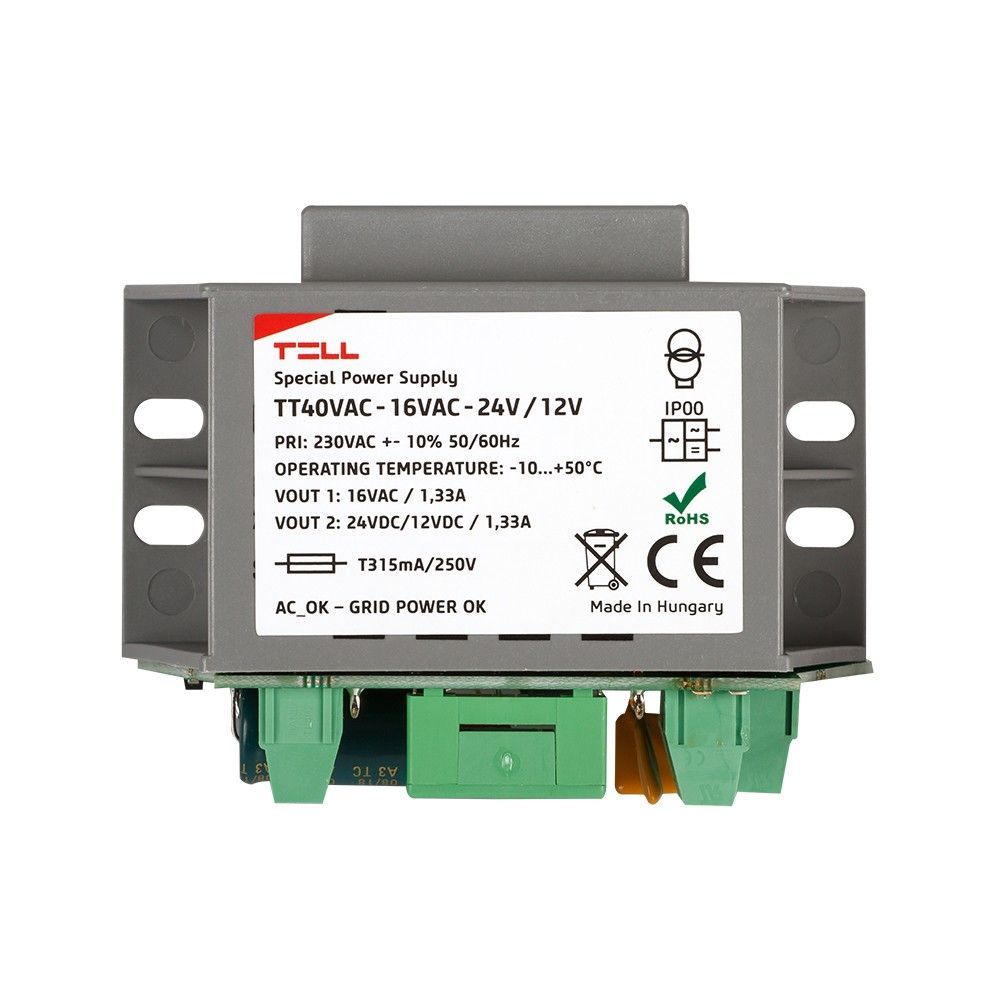 Tell TT40VA-16VAC/24VDC