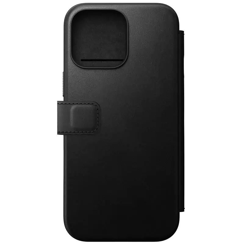 Nomad Leather Folio iPhone 16 Pro Max Black