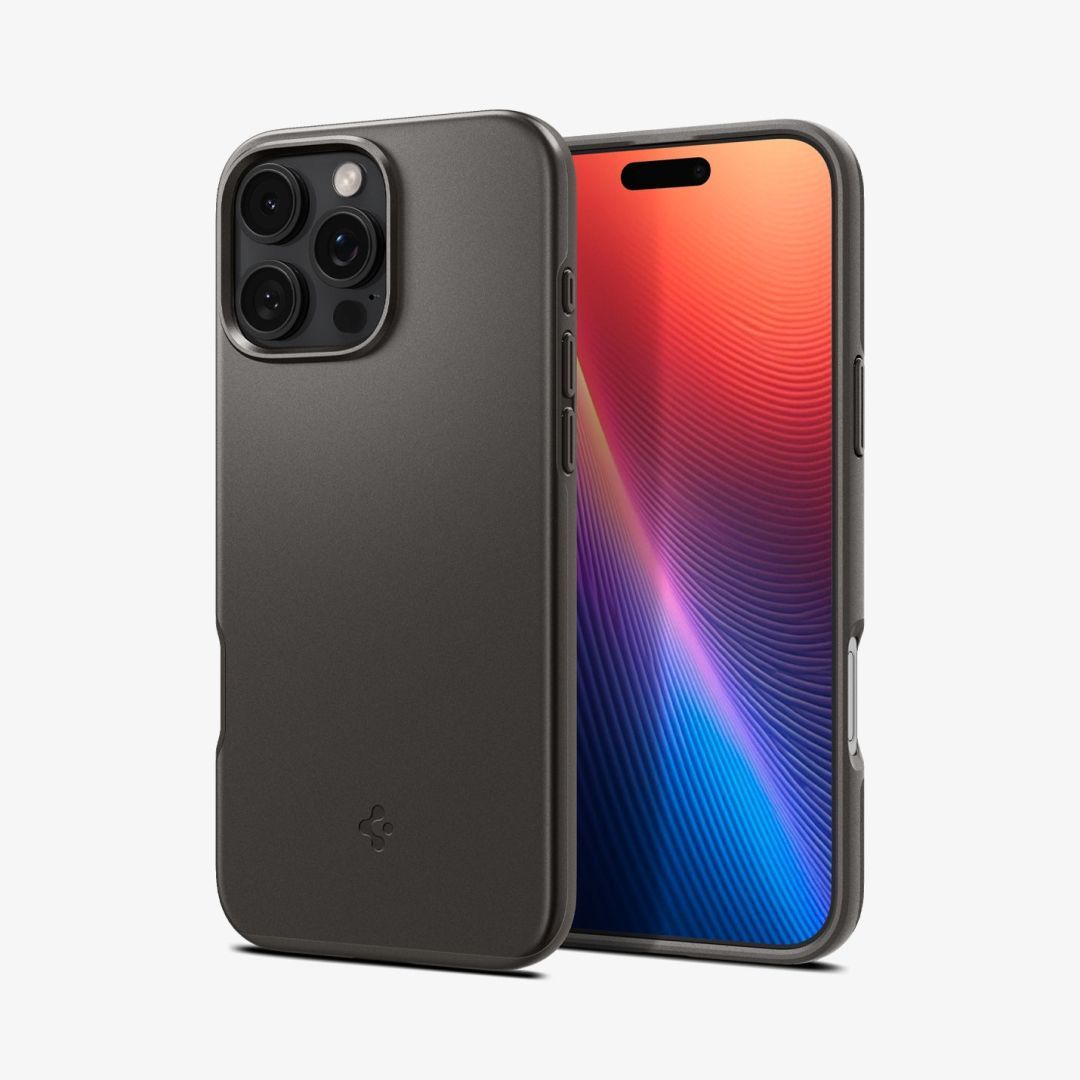 Spigen Thin Fit MagSafe iPhone 16 Pro Max Gunmetal Spigen Thin Fit MagSafe iPhone 16 Pro Max Gunmetal