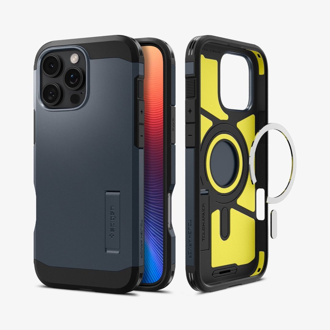 Spigen Tough Armor MagSafe iPhone 16 Pro Max Metal Slate Spigen Tough Armor MagSafe iPhone 16 Pro Max Metal Slate