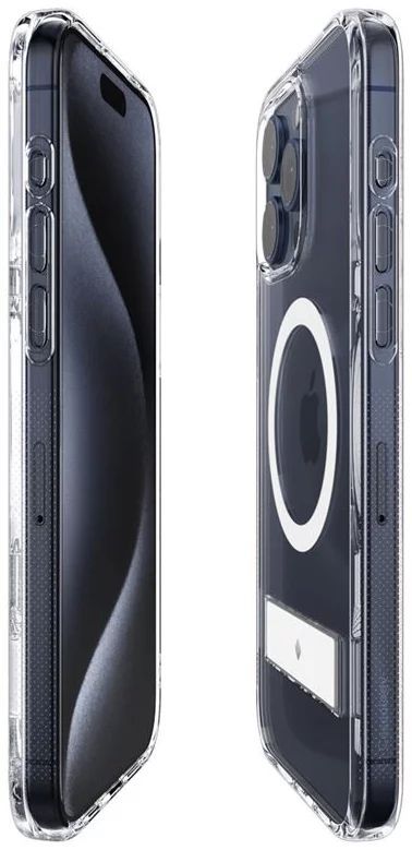 Spigen Caseology Capella MagSafe Kickstand iPhone 15 Pro Clear White Spigen Caseology Capella MagSafe Kickstand iPhone 15 Pro Clear White