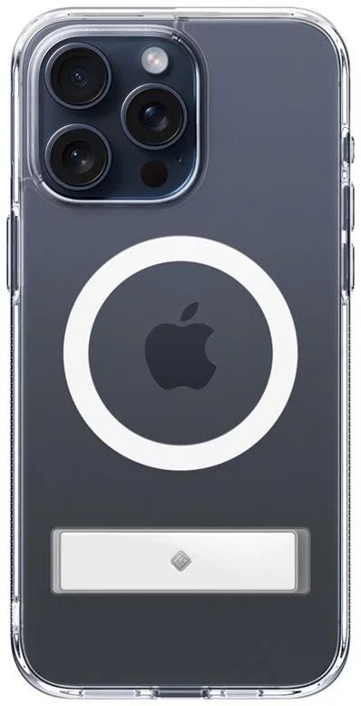 Spigen Caseology Capella MagSafe Kickstand iPhone 15 Pro Max Clear White Spigen Caseology Capella MagSafe Kickstand iPhone 15 Pro Max Clear White