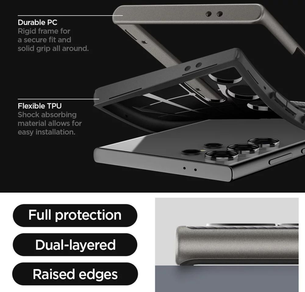 Spigen Neo Hybrid Samsung Galaxy S24 Ultra Gunmetal Spigen Neo Hybrid Samsung Galaxy S24 Ultra Gunmetal