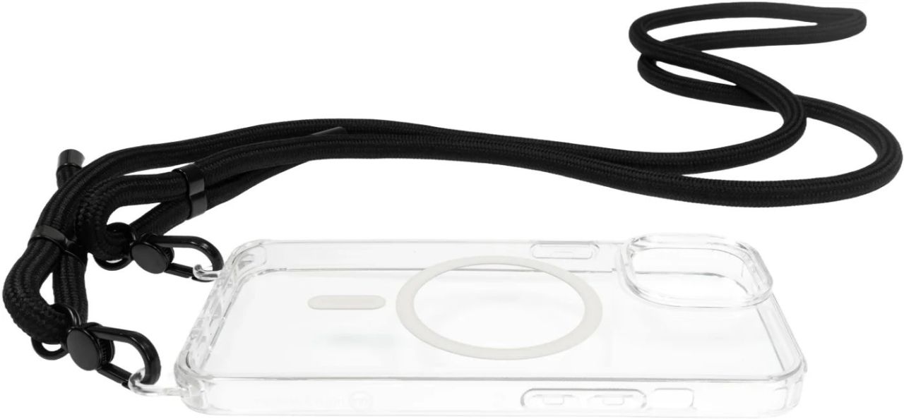 Mobile Origin Lanyard MagSafe Case iPhone 14 Clear