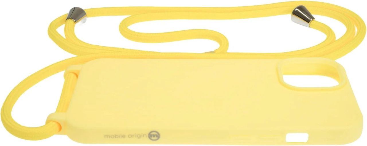 Mobile Origin Lanyard Case iPhone 15 Yellow