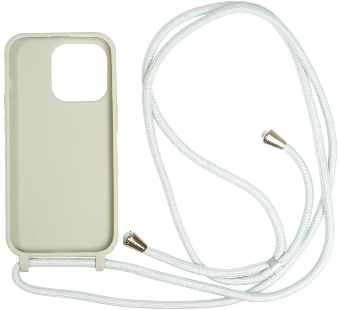 Mobile Origin Lanyard Case iPhone 14 Light Grey