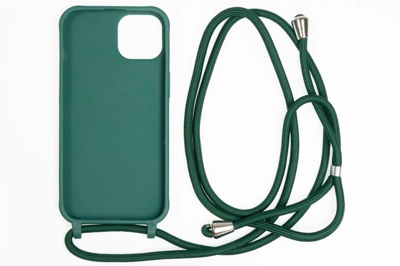 Mobile Origin Lanyard Case iPhone 14 Dark Green