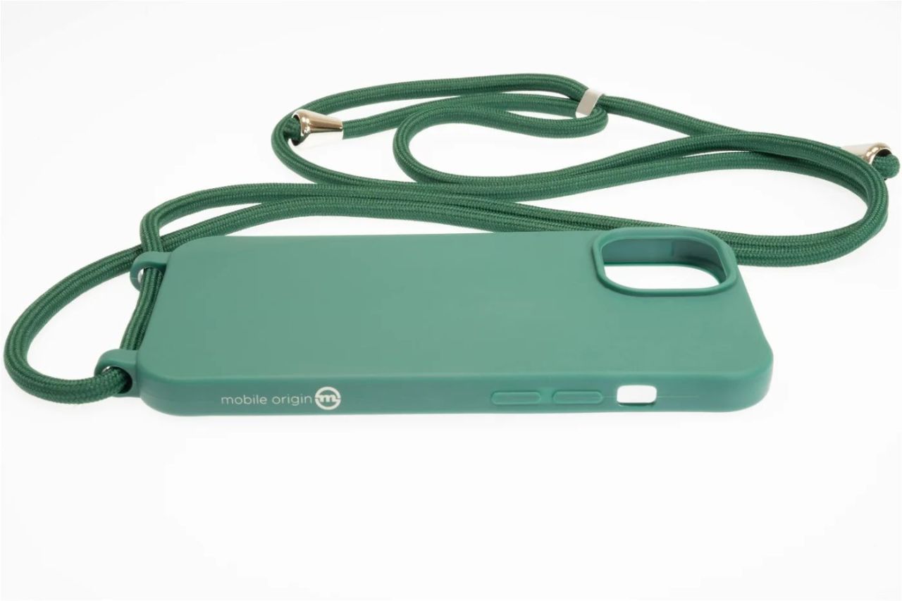 Mobile Origin Lanyard Case iPhone 14 Dark Green