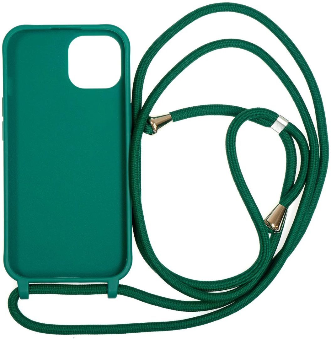 Mobile Origin Lanyard Case iPhone 15 Dark Green