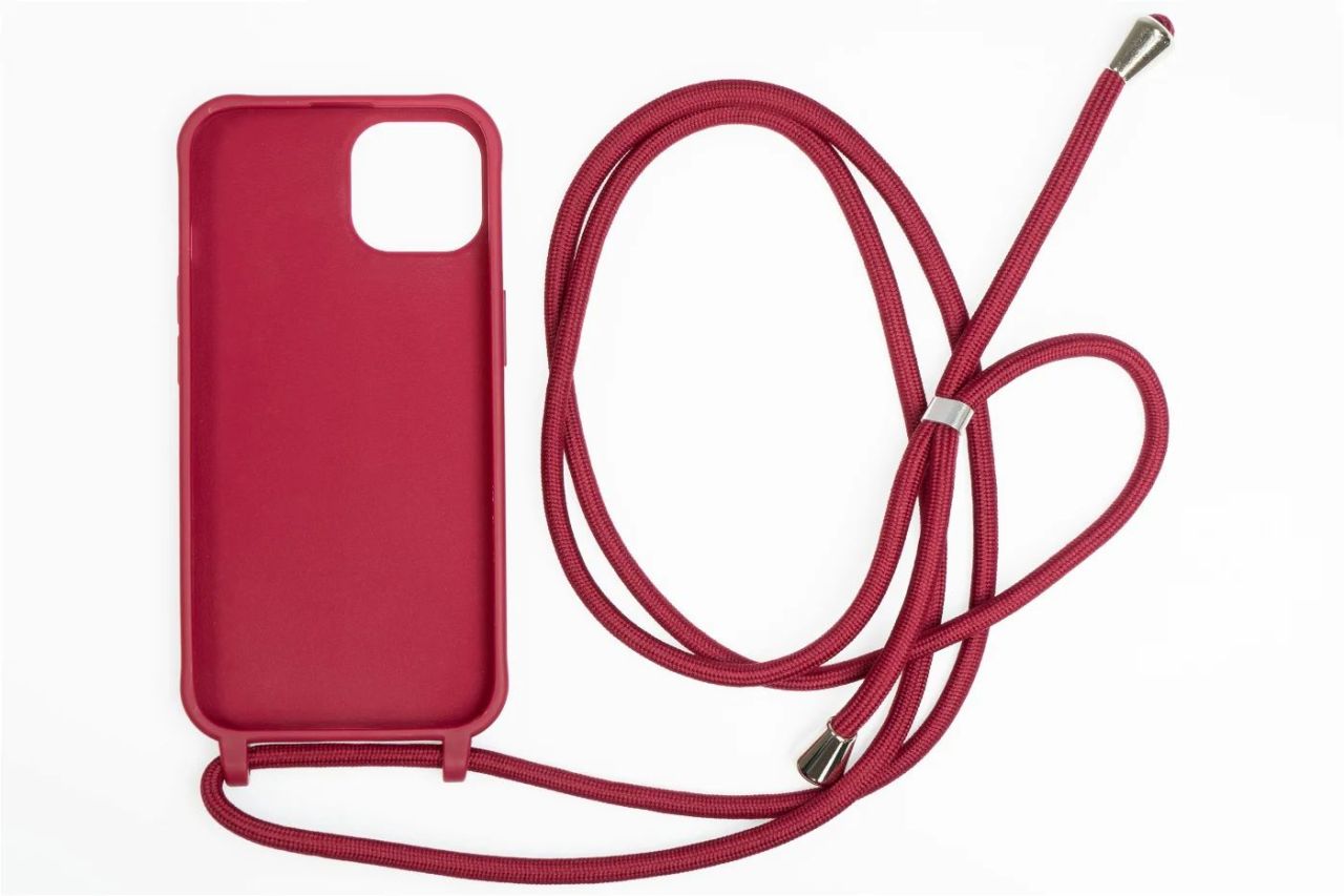 Mobile Origin Lanyard Case iPhone 14 Cherry